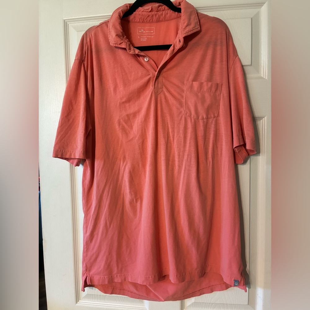 Peter Millar Coral Polo Shirt